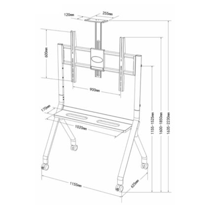 Trolley per Monitor SMARTMEDIA - Image 5