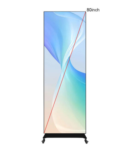 LED Poster Display SMARTMEDIA 80", pixel pitch 1,86 - Roll Up digitale Pubblicitario - immagine 3