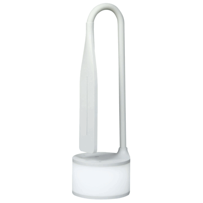Lampada LED bianca con charger USB e luci d’atmosfera - immagine 6