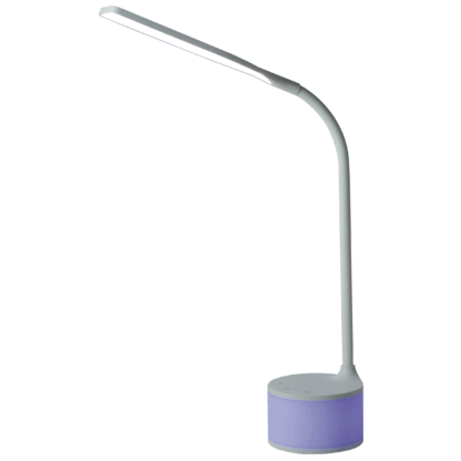 Lampada LED bianca con charger USB e luci d’atmosfera - immagine 2